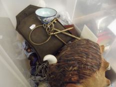 Assorted items to include a cloisonné bowl