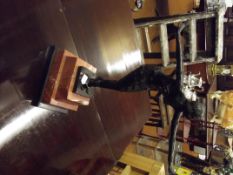 Bronze art deco style figure of a lady on a marble