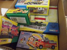 Various Corgi vehicles and others