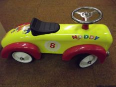 Child's ride-on Noddy push car