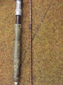1930's Ashbourne split cane rod together with a bo