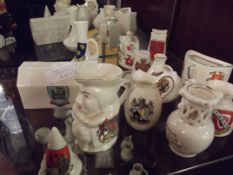 Collection of early crested ware