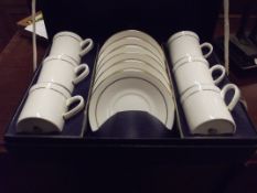 Cased Royal Worcester coffee set