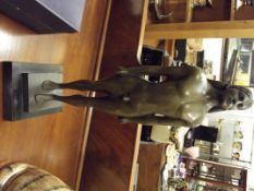 Bronze art deco style figure in the form of a nude
