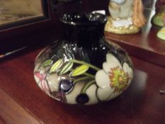 Moorcroft RHS Scotch Rose vase