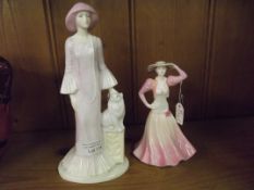 Two Coalport figurines