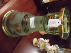 Bohemian glass carafe