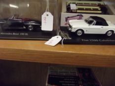 Two collectable model cars