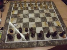 Hard stone chess board