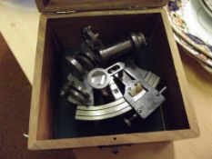 Cased sextant