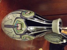 Moorcroft vase in the Peacock Parade pattern
