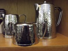 Old Hall planished tea set