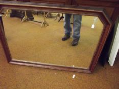 Wooden framed mirror