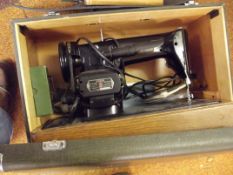 Singer sewing machine in fitted