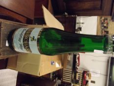 Large glass Babycham bottle