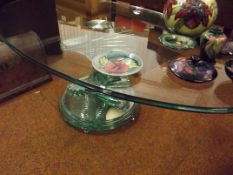 Very good quality contemporary tempered glass coff