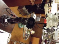 Table lamp in the form a lady