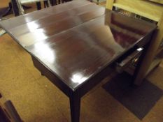 Edwardian folding table in mahogany