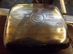 Walker and Hall silver cigarette case