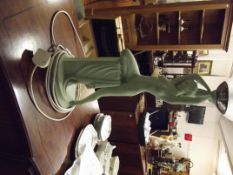 Attractive art deco table lamp