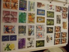 Stamp album containing British and Commonwealth st