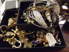 Collection of costume jewellery