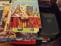 Assorted vintage annuals, books and magazines
