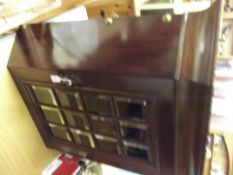 Good quality glazed corner cabinet