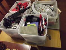 A very large collection (4 boxes) of lego