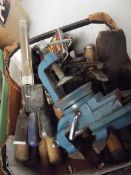 Quantity of hand tools to include a bench vice