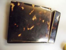 Tortoiseshell card case