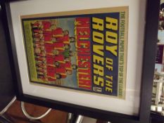 Roy of the Rovers full comic framed