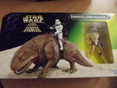 Star Wars 1997 Dewback and Sandtrooper