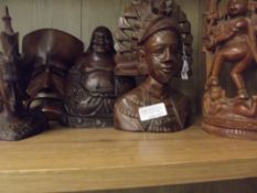 Collection of treen carvings