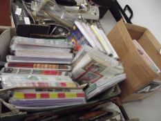 Shop stock of greeting cards, two boxes