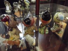 Four Beswick birds