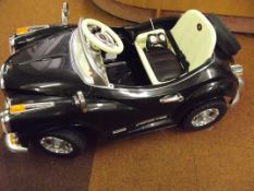 Remote controlled or driven electric car with audi