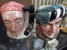 Two Royal Doulton character jugs