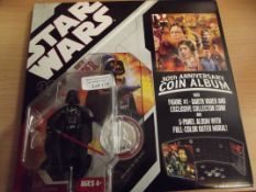Coin album with Darth Vader