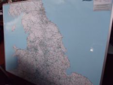 Large wall map