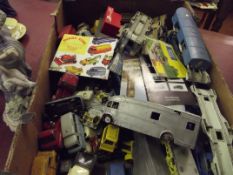 Very large collection of vintage Corgi and Matchbo