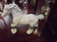 Beswick grey shire horse