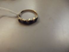 9 carat gold dress ring