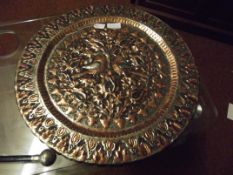 Oriental cased plaque