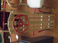 Antique snow sledge