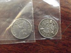 1838 groat, 1931 3 pens piece