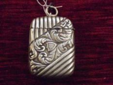 White metal vespa case