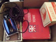 Viscount viewer together with miniature iron