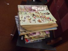 Large collection of Giles annuals