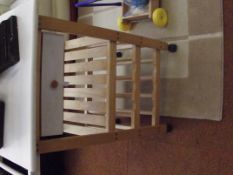 Kitchen storage unit on wheels